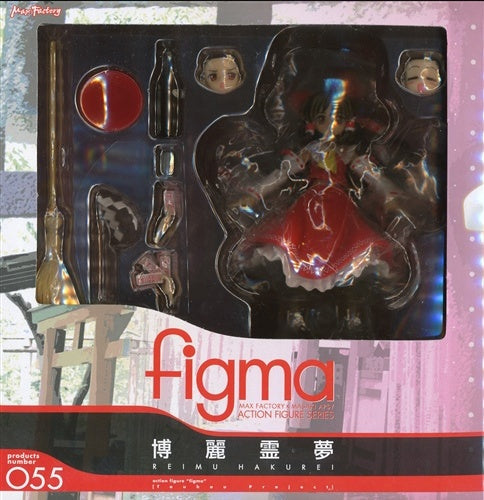 Max Factory figma 055 Touhou Project Reimu Hakurei Figure Max Factory Comic Market 77/Comiket 77