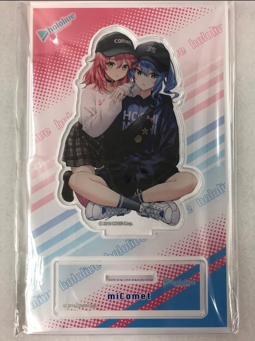 Cover hololive×MOLLY.ONLINE collaboration acrylic stand miComet Sakura Miko Hoshimachi Suisei