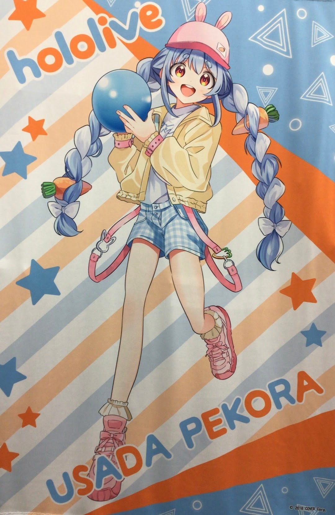 ROUND1 hololive x ROUND1 B2 Tapestry Pekora Usada Collaboration ver