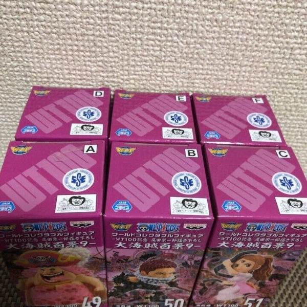 BANPREST One Piece WCF World Collectable Figure WT100 Anniversary Vol 9 Set