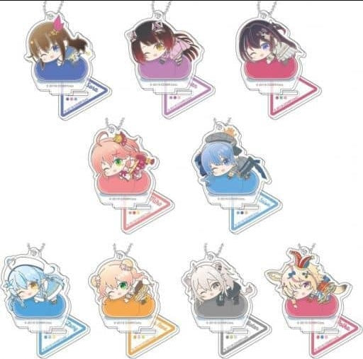 Hase Pro/Bandai Key Holder BOX Vtuber Hololive Stand Mini Acrylic Key Holder Hagumi A BOX