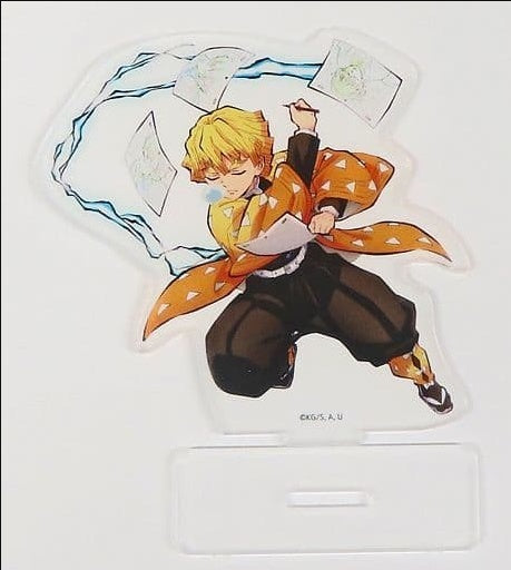 ・Accessories individual item Zenitsu Agatsuma acrylic stand Demon Slayer Kimetsu no Yaiba Korea Gyeonggi Anime Game Festa AGF 2022 Goods
