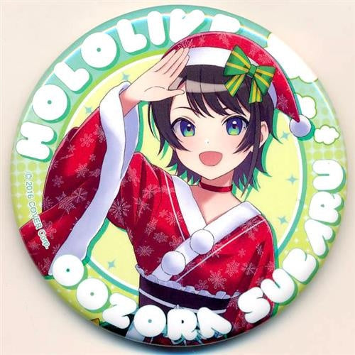 Chugai Mining hololive Trading Can Badge Christmas life-size ver. Oozora Subaru