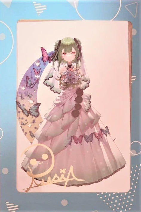 hololive hololive birthday commemoration 2022 postcard with Handwritten Signatureed message Uruha Rushia