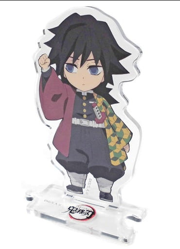 Giyuu Tomioka Raise Right Hand Demon Slayer Kimetsu no Yaiba Character Picture Scroll Cafe in ufotable Cafe Connected Random Acrylic Stand 2nd Season
