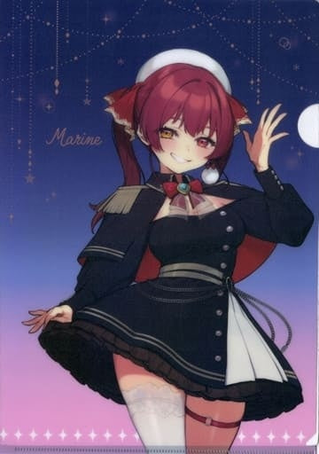 Chugai Mining Clear File Houshou Marine A4 Clear File Hologram Virtual YouTuber Hololive x Tokyo Skytree Town 2nd Hololive 2022 Winter with HO