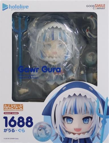 hololive Good Smile Company Nendoroid 1688 Hololive Production Gawr Gura Resale Figure Good Smile Company