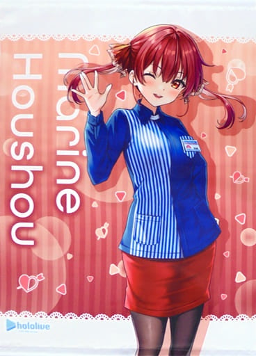 Tapestry Houshou Marine A2 Tapestry Virtual YouTuber Hololive x Lawson Loppi/HMV BOOKS online Limited