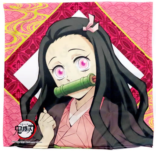 Dakimakura Cover Pillow Case Sheets Nezuko Kamado New Character Illustration Hitokoto Cushion Cover 2nd TV Anime Demon Slayer Kimetsu no Yaiba Mugen Train x ufotable Cafe x Machi Asobi CAFE
