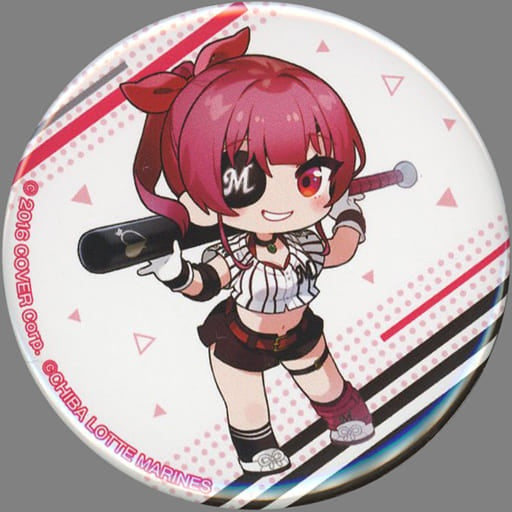Miscellaneous Goods/Accessories Badges/Pins Houshou Marine Chiba Lotte Marines Virtual YouTuber Hololive x Pacific League 6 Team Can Badge