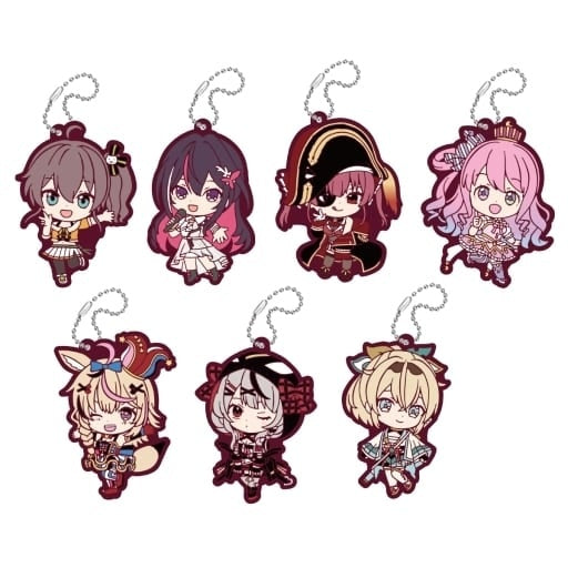 Bandai key ring All 7 Types Set Hololive Capsule Lava Mascot Collection Vol 5