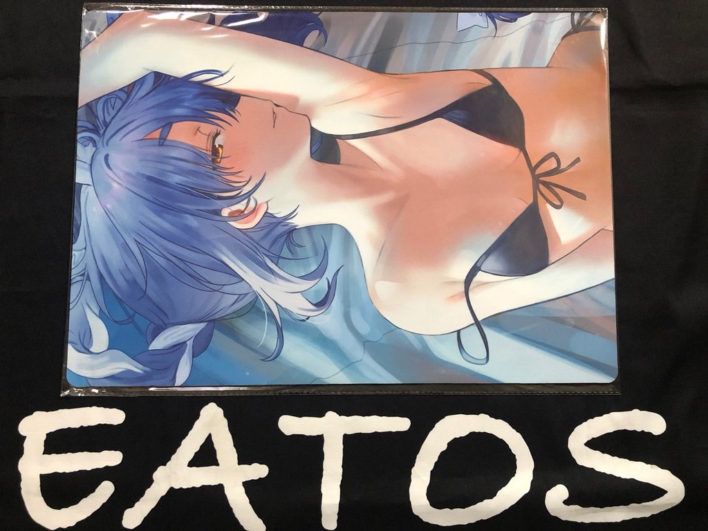 TCG Playmat 350 x 500mm hololive Swimsuit Usada Pekora