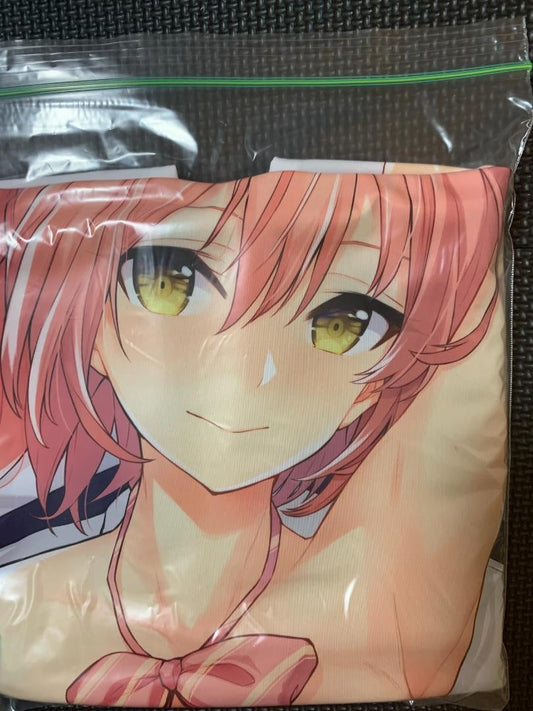 Used Genuine Dakimakura Cover Pillow Case Mika Jougasaki Delemas Uneven Hurricane Anzatomo
