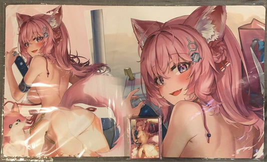Hakui Koyori Hololive Card Sleeve Playmat Shiratsumegusa
