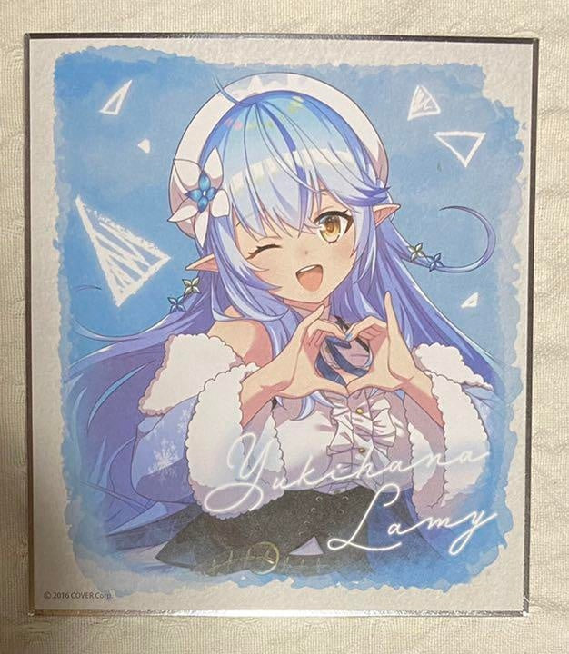 hololive Expo Shikishi Lamy Yukihana