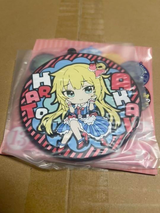 hololive Lawson Collaboration Akai Heart Rubber Coaster