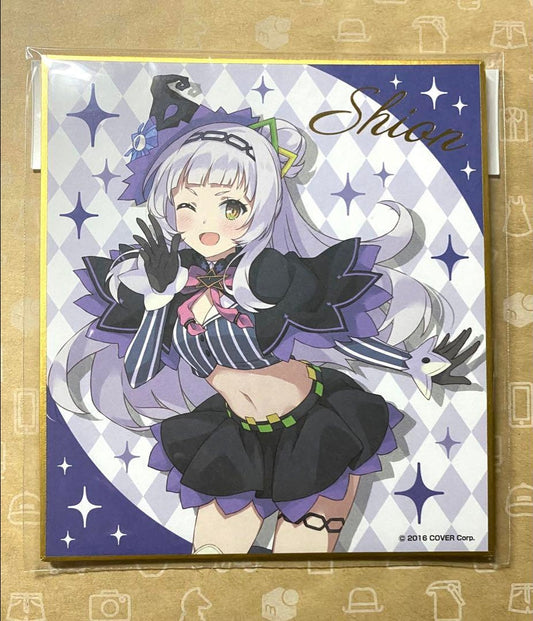 hololive Murasaki Shion Mini Shikishi Festival