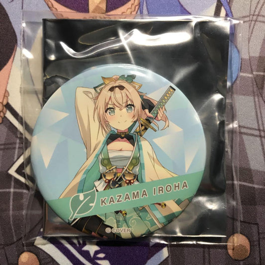 hololive EXPO Expo Can Badge Kazuma Iroha