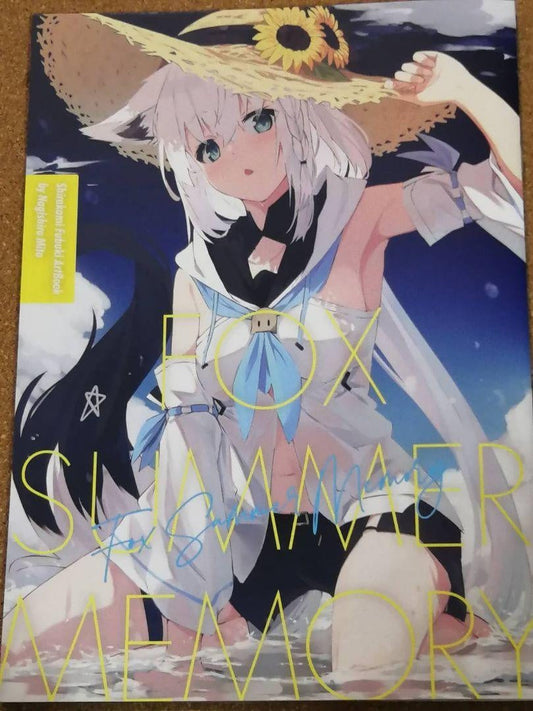 hololive Shirakami Fubuki Design Mito Nagishiro Illustration Collection