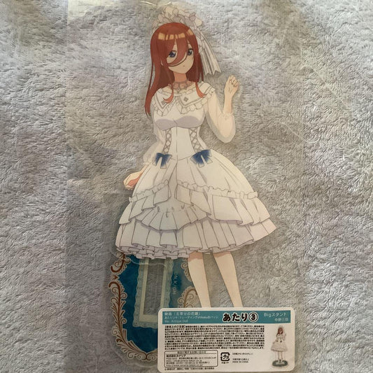 The Quintessential Quintuplets Miku Nakano Winning Can Badge Acrylic Stand