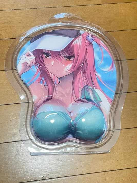 Hanikami Cafe Boobs Oppai Mouse Pad Swimsuit Ver. Nanaka Hinoura