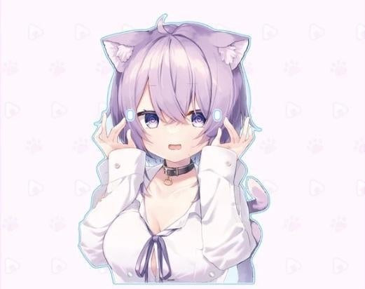 Nekomata Okayu BIG glasses holder acrylic stand hololive 3rd anniversary goods