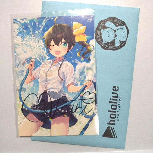 Natsuiro Matsuri Birthday Commemorative 2020 Authentic Autographed Postcard Hololive