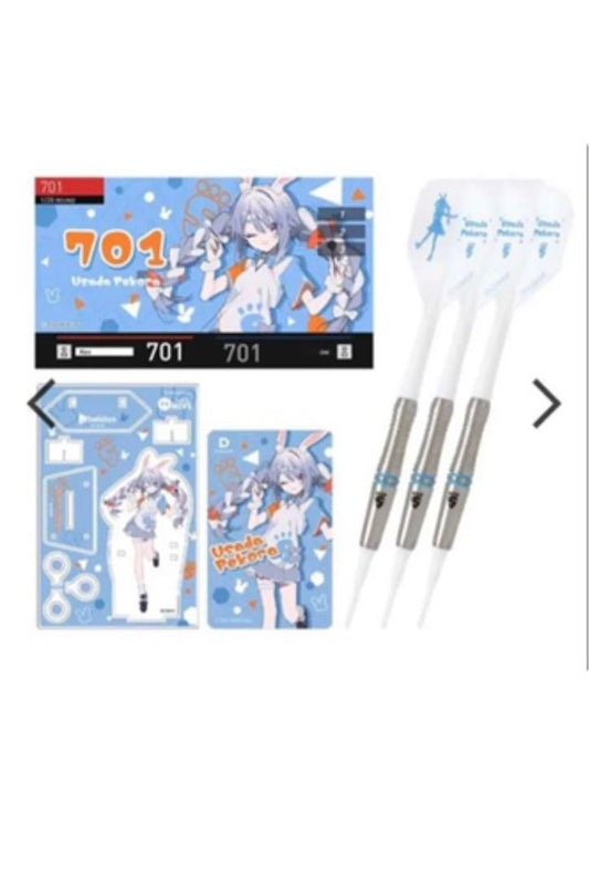 hololive Dart Set Pekora Usada Ver. (with acrylic dart stand)
