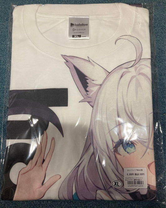 hololive White Fubuki T-shirt XL Kanda Festival Kanda Myojin Atre Collaboration Akihabara