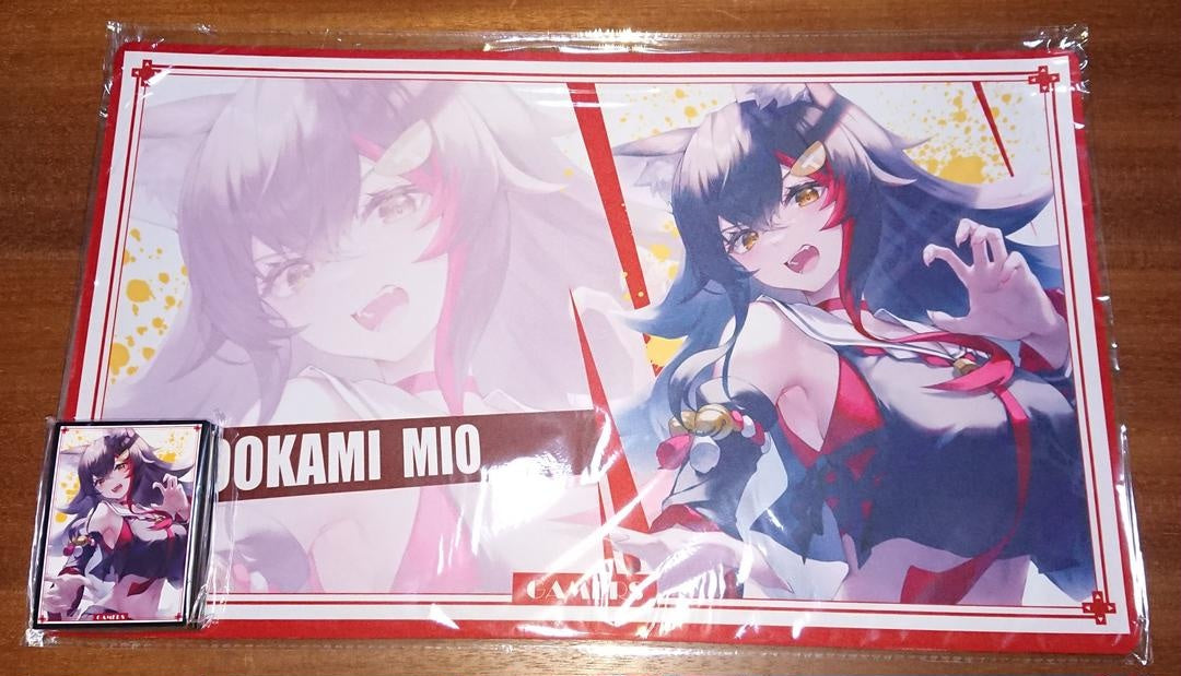 [hololive] Mio Okami Sleeve Playmat Set