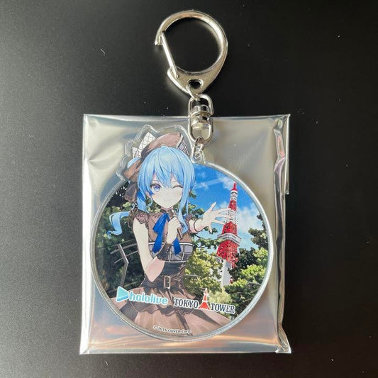 hololive Pasela Tokyo Tower Acrylic Key Chain Suisei Hoshimachi Dress