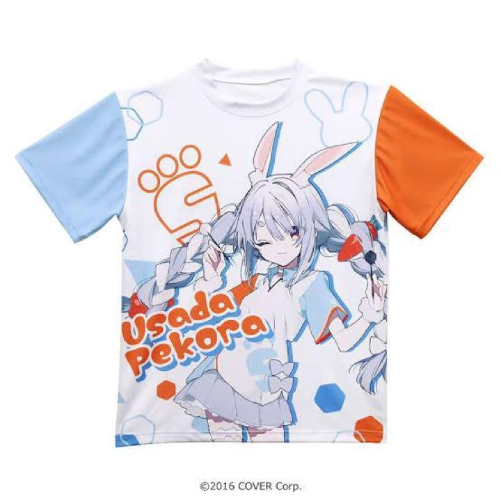 hololive darts collaboration T-shirt Usada Pekora 1 piece