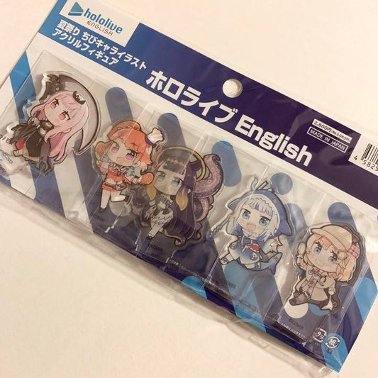 hololive English Summer Festival Chibi Character Illustration Acrylic Figure