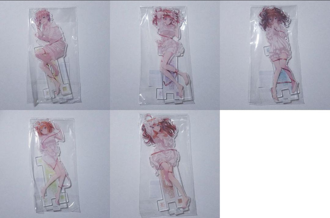 M Size The Quintessential Quintuplets Negligee Acrylic Stand All Types Set