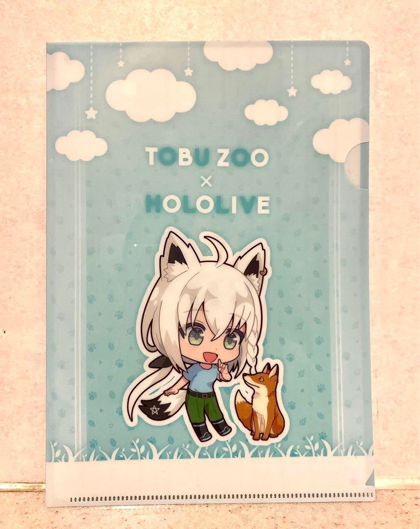 hololive Tobu Zoological Park Shirakami Fubuki Clear File