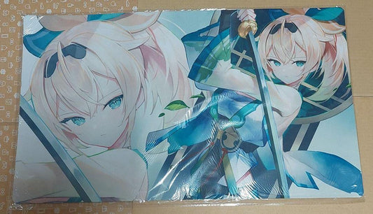 Kazema Iroha Hololive 6th Generation Play Mat Rubber Mat Circle: Shiratsumegusa
