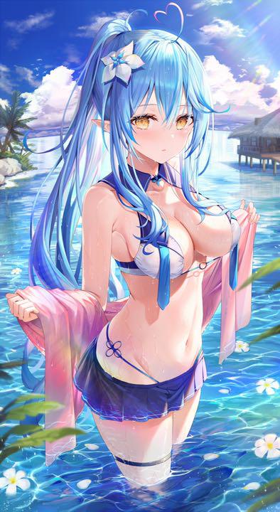 Rinyu Lamy Yukihana Hololive Oversized Swimsuit Tapestry