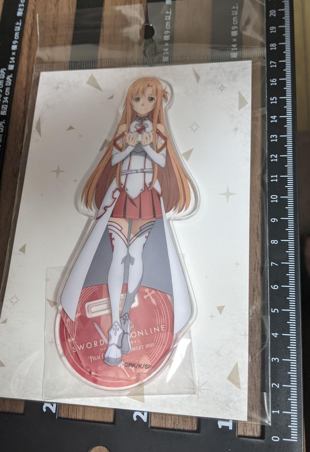 SAO Acrylic Stand Asuna Acrylic Mascot Acrylic Stand Concert 2021 Limited time Goods