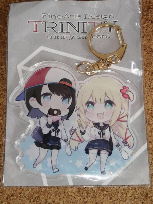 hololive Ozora Subaru Akai Haato Acrylic Key Chain