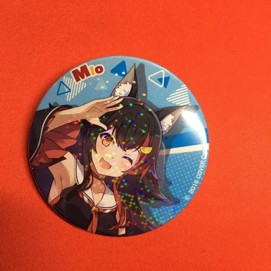 hololive Okami Mio Can Badge Festival Limited