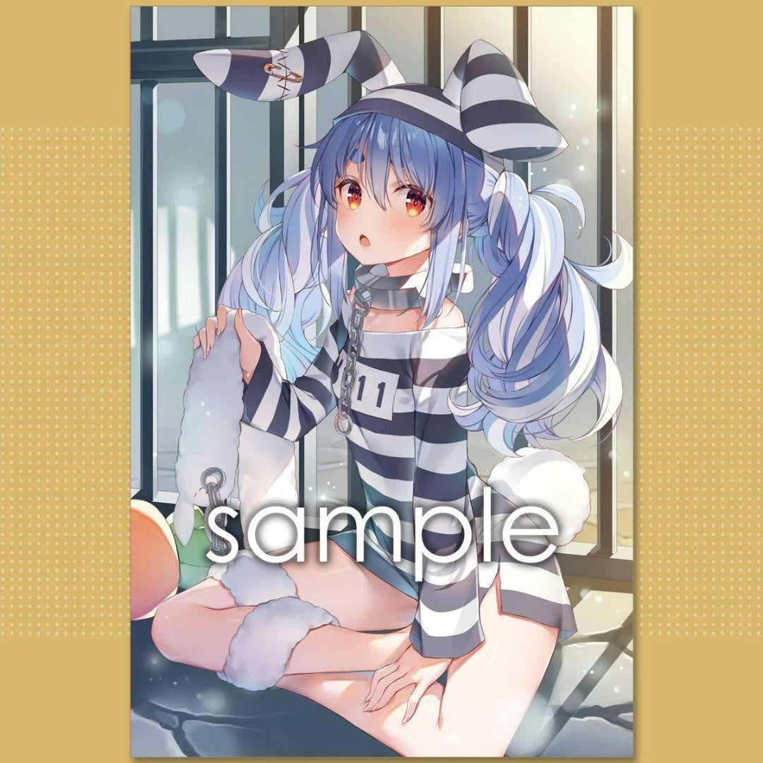 hololive WIREFRAME Yuuki Hagure Usada Pekora B2 Tapestry