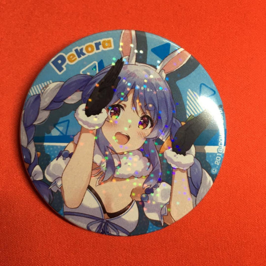 hololive Pekora Can Badge Festival Limited