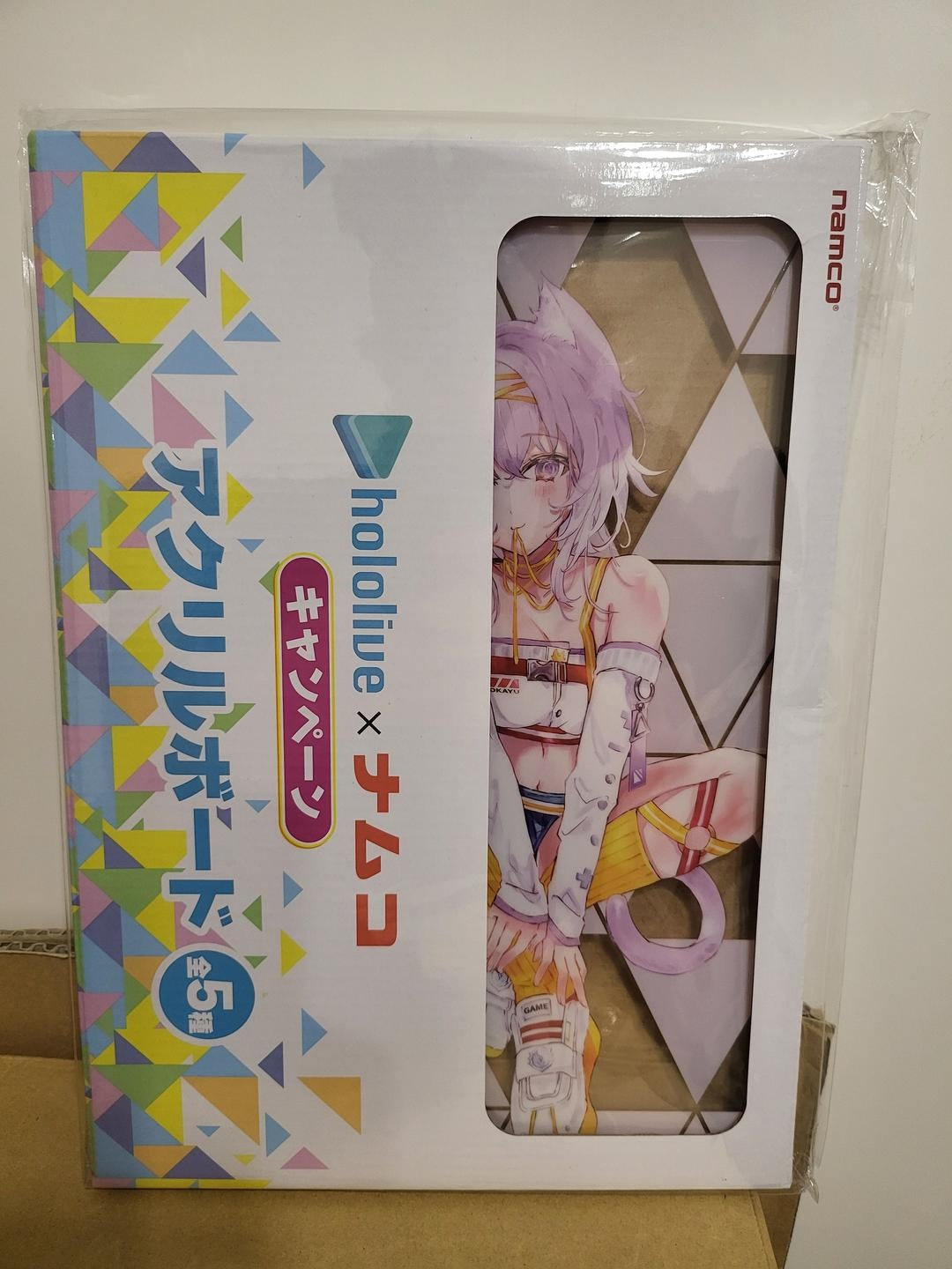 hololive Nekomata Okayu Acrylic Board Namco Prize Limited