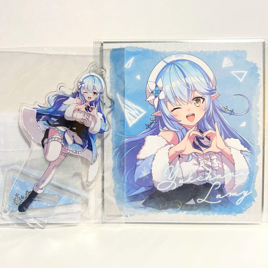 Hololive Yukihana Lamy Acrylic Stand Mini Shikishi Hololive Expo