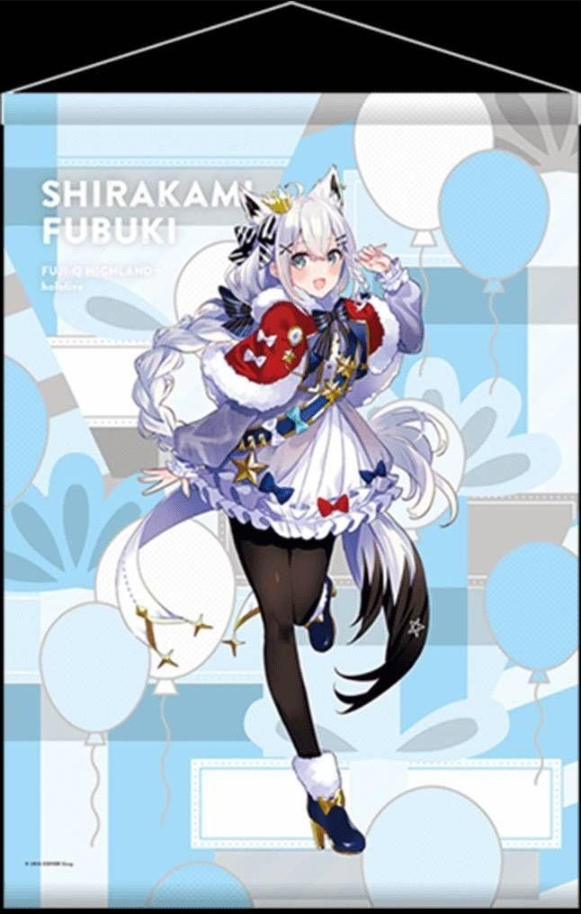 Fujikyu hololive Fujikyu Highland Collaboration Shirakami Fubuki B2 Tapestry