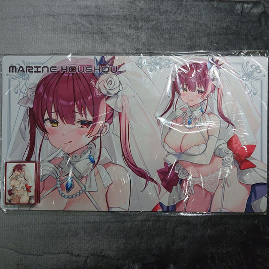 Holorive Bride Wedding Houshou Marine Sleeve Playmat Set