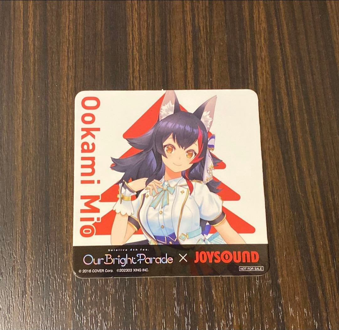 hololive Mio Okami Coaster JOYSOUND