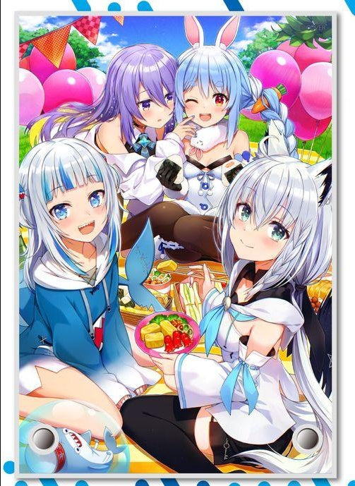 hololive Summer Festival Key Visual Acrylic Panel pekora gura fubuki muna