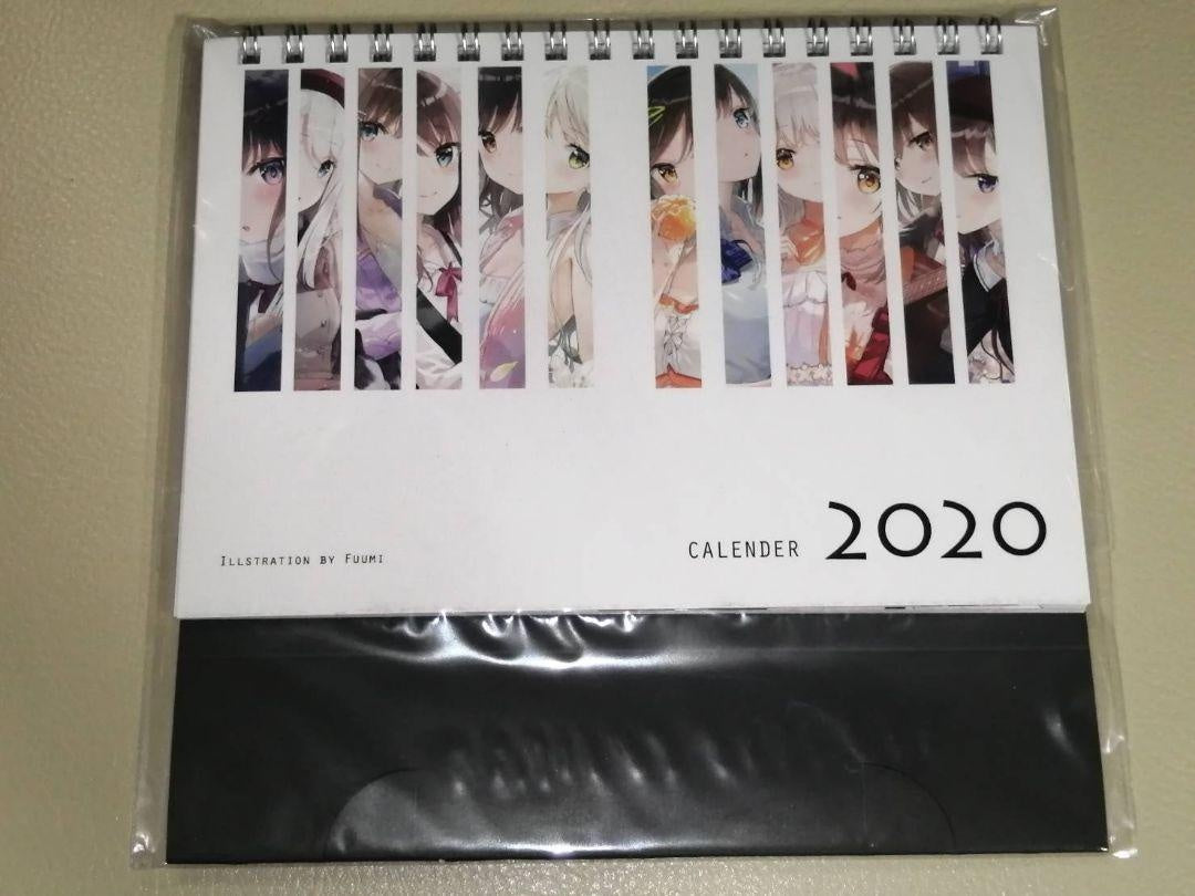 hololive Tsunomaki Cotton Designer Radial Engine Fumi Desktop Calendar