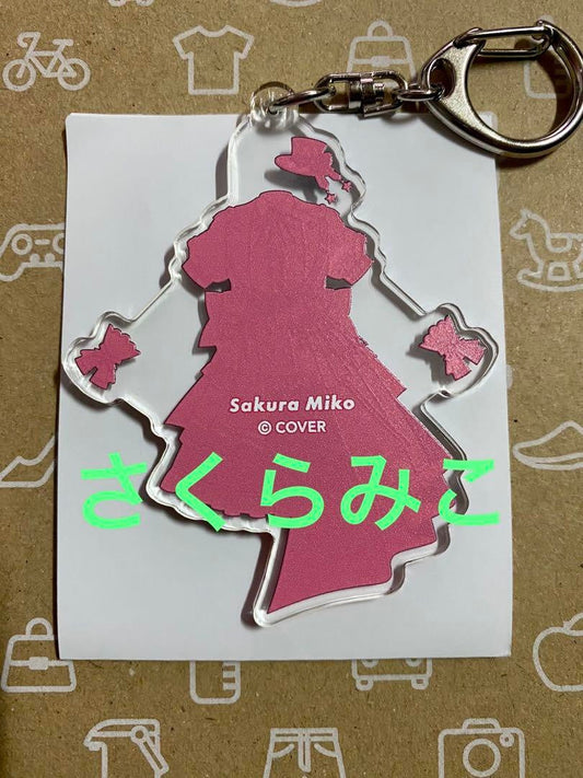 hololive EXPO Bright Costume Acrylic Charm Miko Sakura